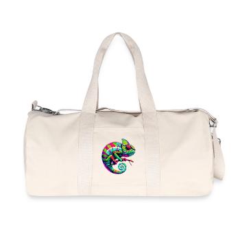 Chamäleon - Recycelte Canvas-Sporttasche von Stanley/Stella - Naturweiß - Vorne
