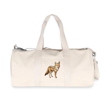 Schakal - Recycelte Canvas-Sporttasche von Stanley/Stella - Naturweiß - Vorne