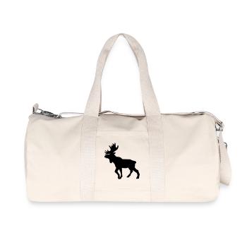 Moose - Recycelte Canvas-Sporttasche von Stanley/Stella - Naturweiß - Vorne
