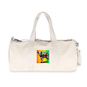 cow - Recycled Canvas Sports Bag by Stanley/Stella - natural - Front