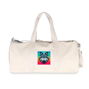 Loup - Sac de sport en toile recyclée Stanley/Stella - blanc naturel - Devant