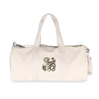 SKULL #1 - dark hell - Sac de sport en toile recyclée Stanley/Stella - blanc naturel - Devant