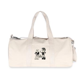 67 Six Seven meme Retro Rock Musik Geschenk - Recycelte Canvas-Sporttasche von Stanley/Stella - Naturweiß - Vorne