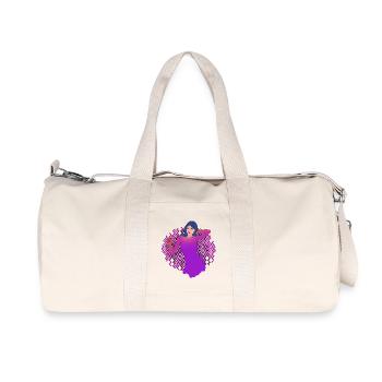 Danser - Sac de sport en toile recyclée Stanley/Stella - blanc naturel - Devant
