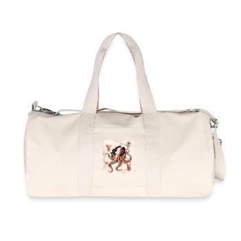 Octopus - Recycled Canvas Sports Bag by Stanley/Stella - natural - Front