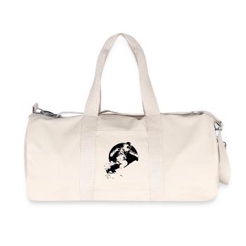 Snowboarder - Recycelte Canvas-Sporttasche von Stanley/Stella - Naturweiß - Vorne