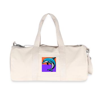 dolphin - Recycled Canvas Sports Bag by Stanley/Stella - natural - Front