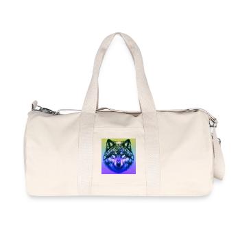 Wolf - Recycled Canvas Sports Bag by Stanley/Stella - natural - Front