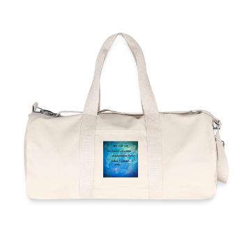 Finde Jesus von Eunice Ahiale - Recycelte Canvas-Sporttasche von Stanley/Stella - Naturweiß - Vorne