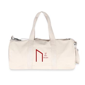 Uruz Rune Complete Red – Viking Futhark Norse - Sac de sport en toile recyclée Stanley/Stella - blanc naturel - Devant