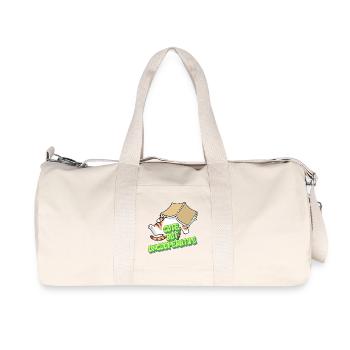 Cute But Uncooperative Cat - Recycled Canvas Sports Bag by Stanley/Stella - natural - Front