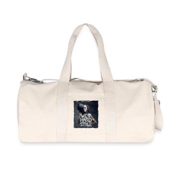 We Love Hardstyle - Recycelte Canvas-Sporttasche von Stanley/Stella - Naturweiß - Vorne