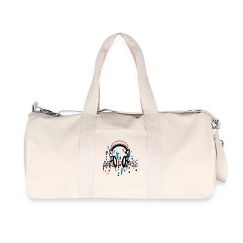 Headphones equalizer - Recycled Canvas Sports Bag by Stanley/Stella - natural - Front