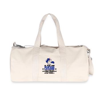 une super licorne - Sac de sport en toile recyclée Stanley/Stella - blanc naturel - Devant