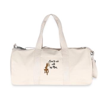cheval - Sac de sport en toile recyclée Stanley/Stella - blanc naturel - Devant