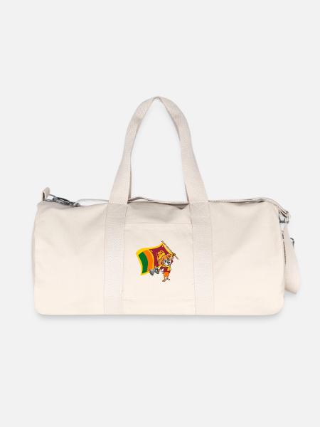 Chien fan du Sri Lanka - Sac de sport en toile recyclée Stanley/Stella - blanc naturel