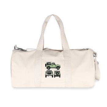 Defender 90 - Seiten - Recycelte Canvas-Sporttasche von Stanley/Stella - Naturweiß - Vorne