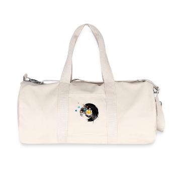 Vinyl Record - Recycled Canvas Sports Bag by Stanley/Stella - natural - Front