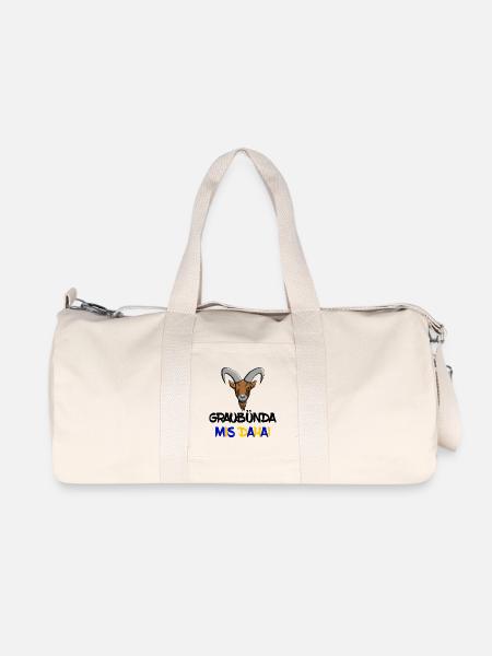 graubünda mis dahai - Recycelte Canvas-Sporttasche von Stanley/Stella - Naturweiß