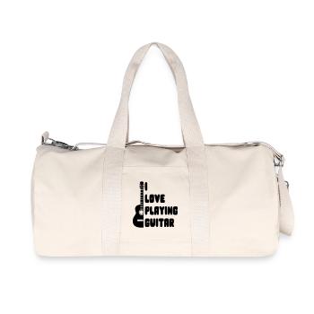 I love playing guitar for guitarists * - Recycled Canvas Sports Bag by Stanley/Stella - natural - Front