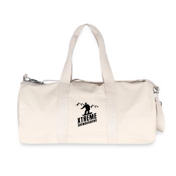 ski, snowboard, skieur, sports d'hiver - Sac de sport en toile recyclée Stanley/Stella - blanc naturel - Devant