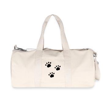 Traces - Recycled Canvas Sports Bag by Stanley/Stella - natural - Front
