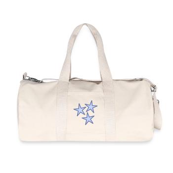 CHRISTMAS. YEAR. ANNIVERSARY. RETIREMENT. FATHER'S DAY - Recycled Canvas Sports Bag by Stanley/Stella - natural - Front