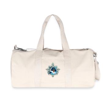 Steampunk-Geige mit geschwungenem Klavier im Ozean. - Recycelte Canvas-Sporttasche von Stanley/Stella - Naturweiß - Vorne