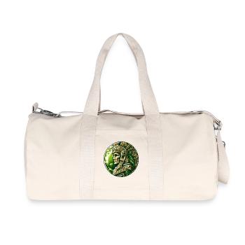 Ancien guerrier aztèque Terre d’or - Sac de sport en toile recyclée Stanley/Stella - blanc naturel - Devant