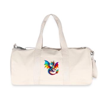 Dragon - Recycled Canvas Sports Bag by Stanley/Stella - natural - Front