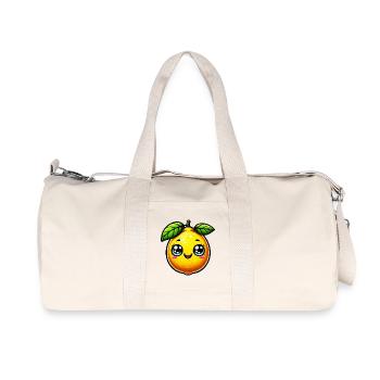 Citron Citrons - Sac de sport en toile recyclée Stanley/Stella - blanc naturel - Devant