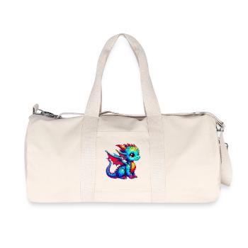 Dragon - Recycled Canvas Sports Bag by Stanley/Stella - natural - Front
