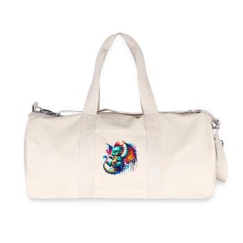 Dragon - Recycled Canvas Sports Bag by Stanley/Stella - natural - Front