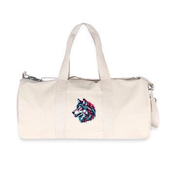 Loup - Sac de sport en toile recyclée Stanley/Stella - blanc naturel - Devant