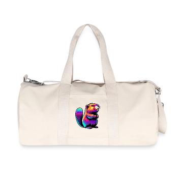 Beaver - Recycled Canvas Sports Bag by Stanley/Stella - natural - Front