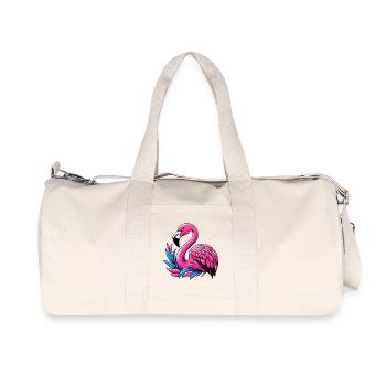 Flamant - Sac de sport en toile recyclée Stanley/Stella - blanc naturel - Devant