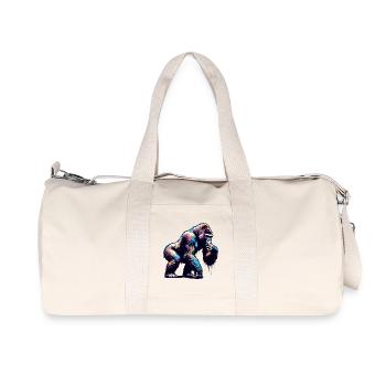 Gorille - Sac de sport en toile recyclée Stanley/Stella - blanc naturel - Devant