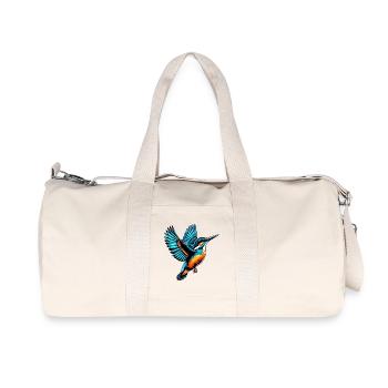 Martin-pêcheur - Sac de sport en toile recyclée Stanley/Stella - blanc naturel - Devant