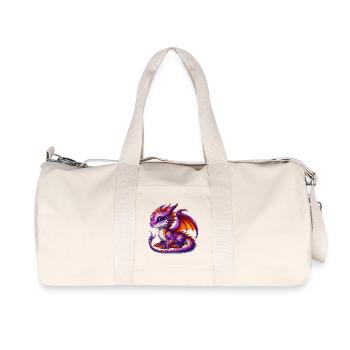 Dragon - Recycled Canvas Sports Bag by Stanley/Stella - natural - Front
