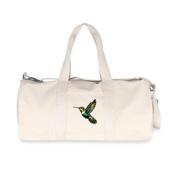 Hummingbird - Recycled Canvas Sports Bag by Stanley/Stella - natural - Front