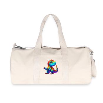 Dinosaure - Sac de sport en toile recyclée Stanley/Stella - blanc naturel - Devant