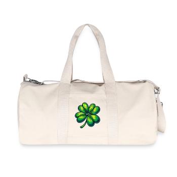 Trèfle à quatre feuilles - Sac de sport en toile recyclée Stanley/Stella - blanc naturel - Devant