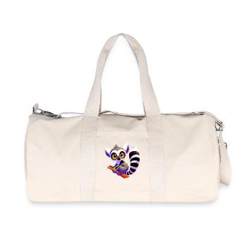 Lemur - Recycled Canvas Sports Bag by Stanley/Stella - natural - Front