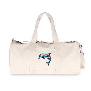 Dolphin - Recycled Canvas Sports Bag by Stanley/Stella - natural - Front