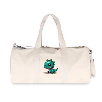 Dinosaure - Sac de sport en toile recyclée Stanley/Stella - blanc naturel - Devant