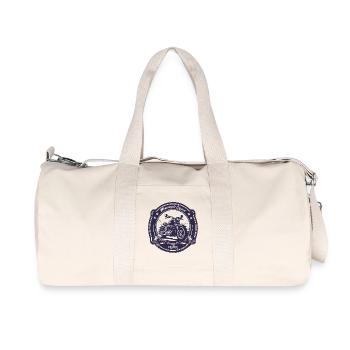 Légende 1965 – Conception de motos vintage - Sac de sport en toile recyclée Stanley/Stella - blanc naturel - Devant