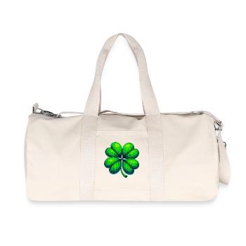 Trèfle à quatre feuilles - Sac de sport en toile recyclée Stanley/Stella - blanc naturel - Devant