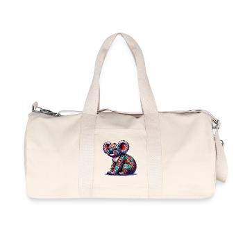 Koala - Sac de sport en toile recyclée Stanley/Stella - blanc naturel - Devant