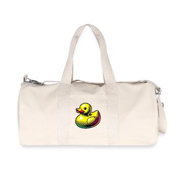 Duckling Duck Duck Duck - Recycled Canvas Sports Bag by Stanley/Stella - natural - Front
