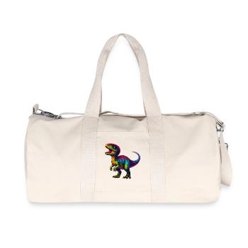 Dinosaure - Sac de sport en toile recyclée Stanley/Stella - blanc naturel - Devant